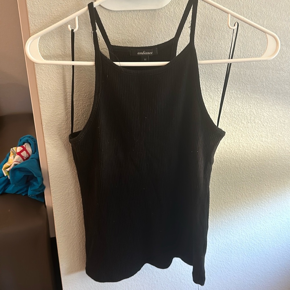 Black tank top shirt